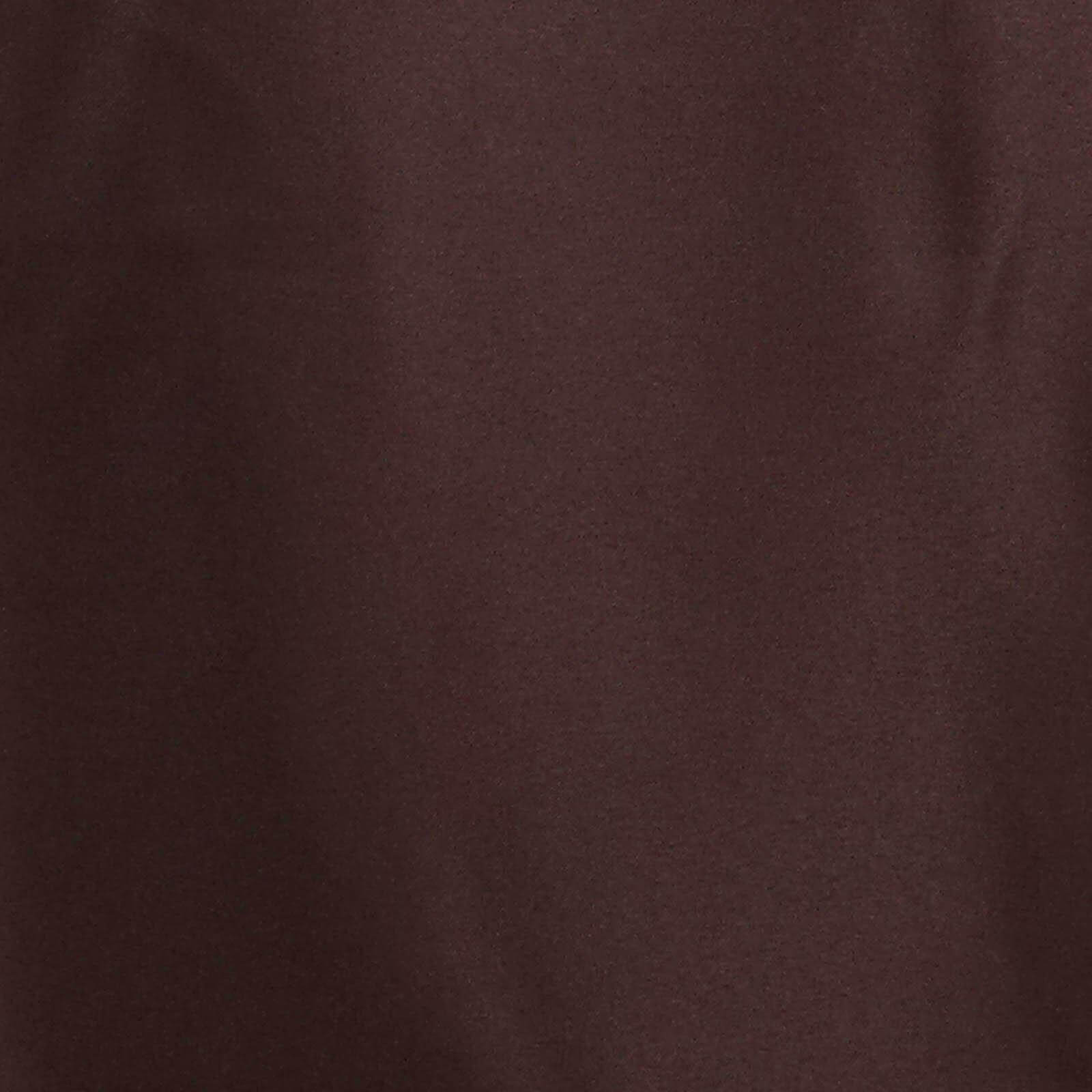 Polyester 72"x120" Rectangle Tablecloth Chocolate - Durable and Stylish Table Cover